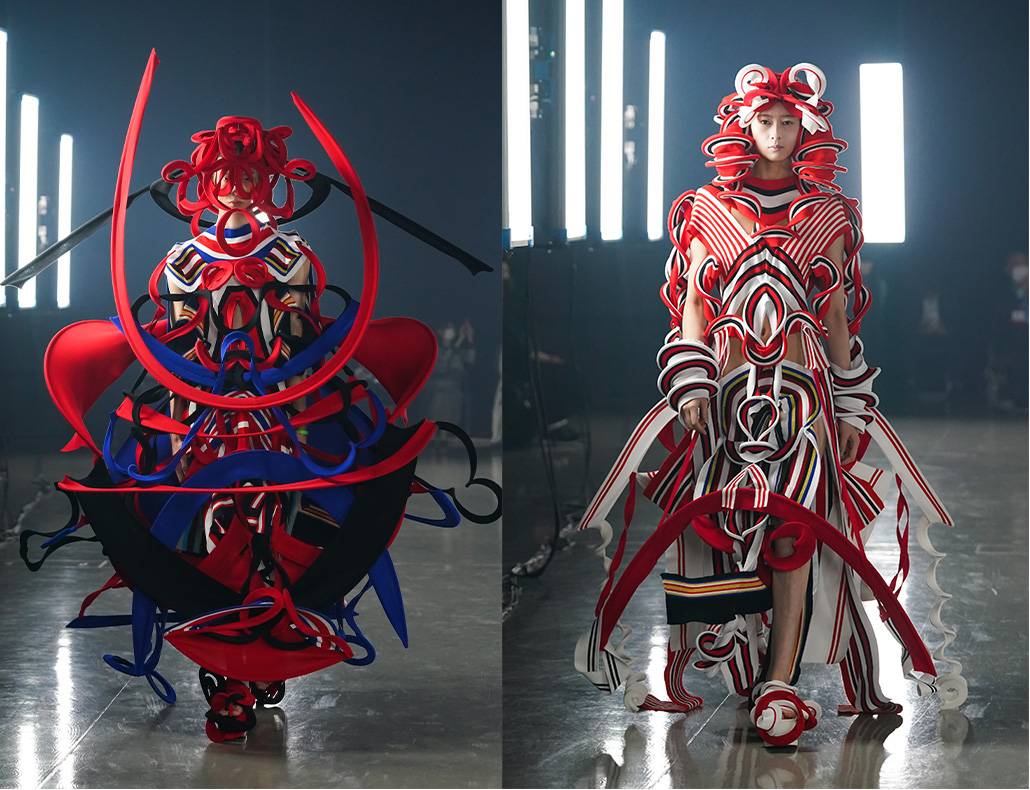 2022 LVMH Prize: Ryunosukeokazaki, the Japanese label that elevates spirituality into couture creations