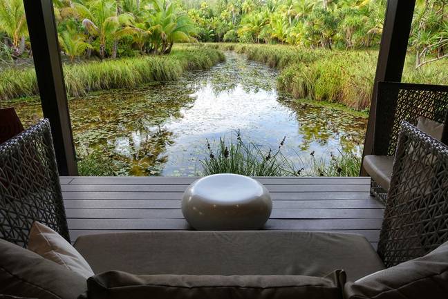 A dream setting for a holistic treatment at the Varua Te Ora spa.