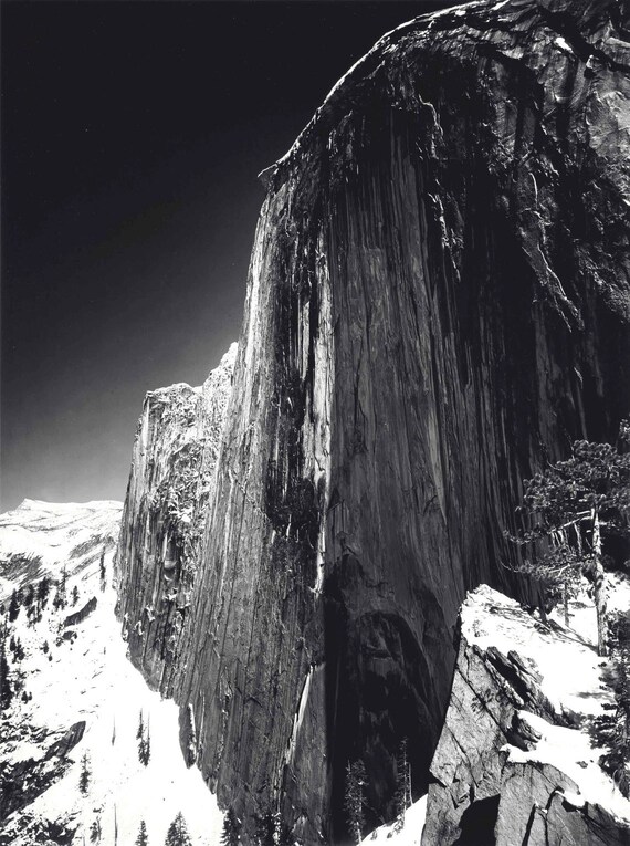 Ansel Adams.  Monolith, the face of Half Dome, 1927