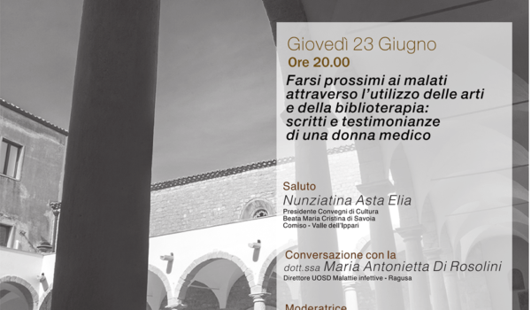 Tales in the Cloister: the experience of bibliotherapy told by Dr. Di Rosolini