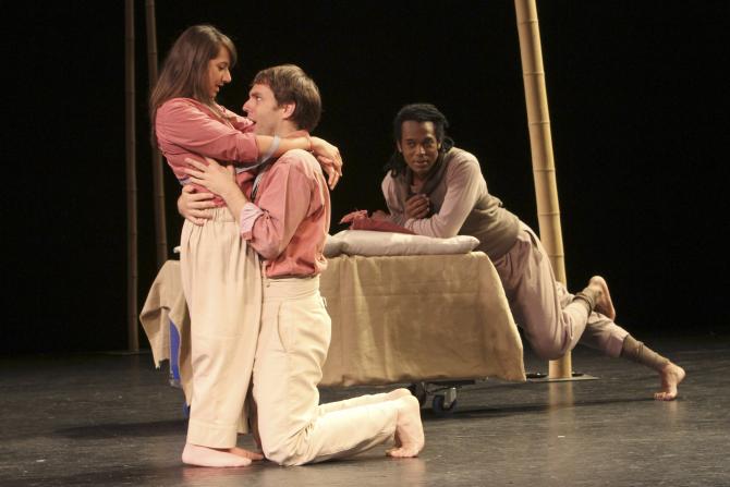 Peter Brook has also staged opera classics like here The Magic Flute by WA Mozart in New York, July 5, 2011.