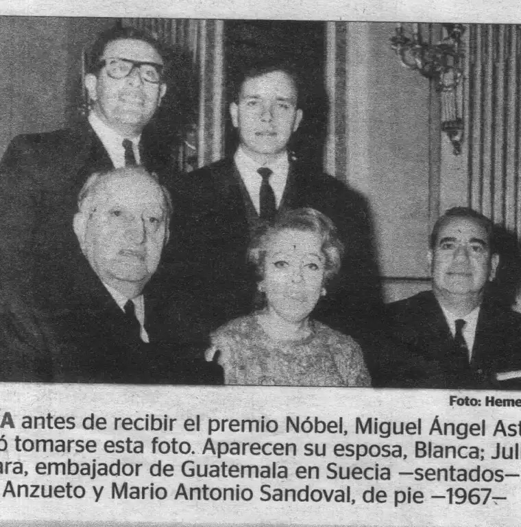 Miguel Ángel Asturias Nobel Prize Delivery