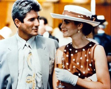 Richard Gere and Julia Roberts in a scene from Pretty Woman