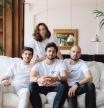 The four founders of Enso Spaces in the apartment they share in Barcelona