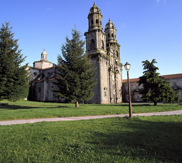 Facade of the Monastery in Sobrado dos Monxes