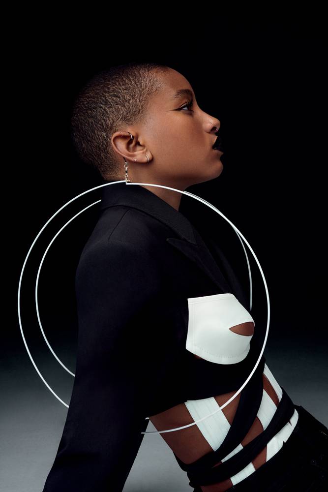 Willow Smith wears MUGLER clothing.