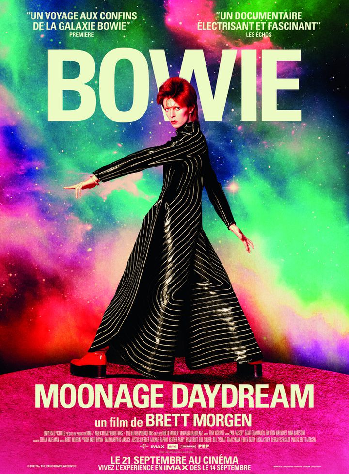 The poster of "Moonage Daydream", Brett Morgen's documentary on David Bowie (2022).  (UNIVERSAL PICTURES FRANCE)