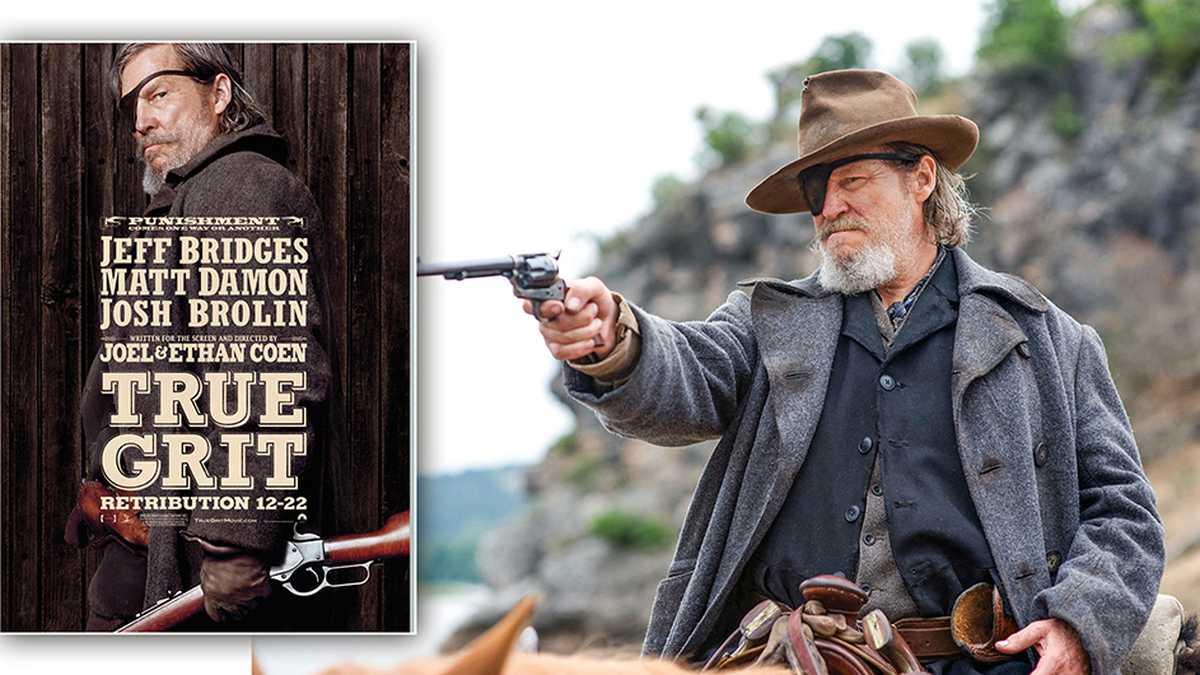 That of the renegade 'Rooster' Cogburn, a performance under the direction of the Coen brothers that he delivered in True Grit (2010), meant, once again, to be nominated for best actor.  He no longer has anything to prove.  
