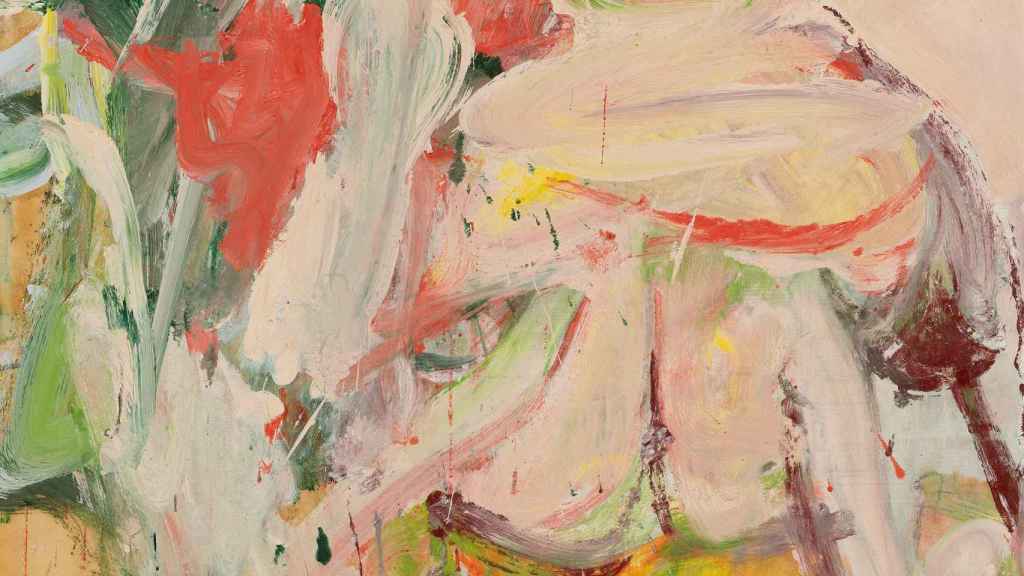 Willem De Kooning: 'Untitled (Woman in a Forest)', h.  1963-64 (detail)