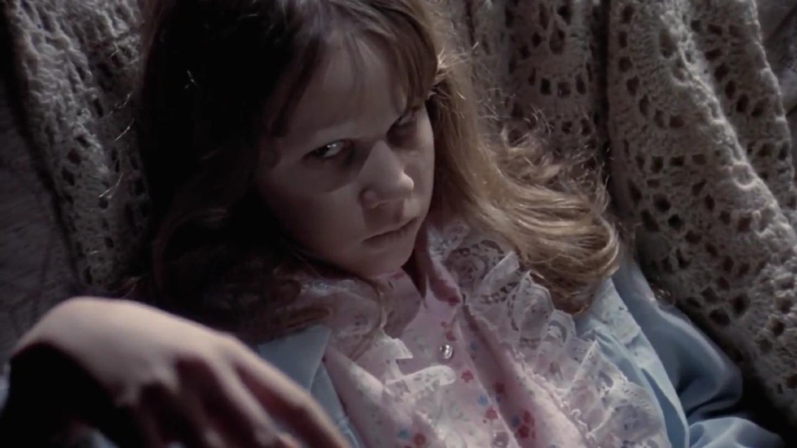 Linda Blair as Regan MacNeil in a scene from The Exorcist