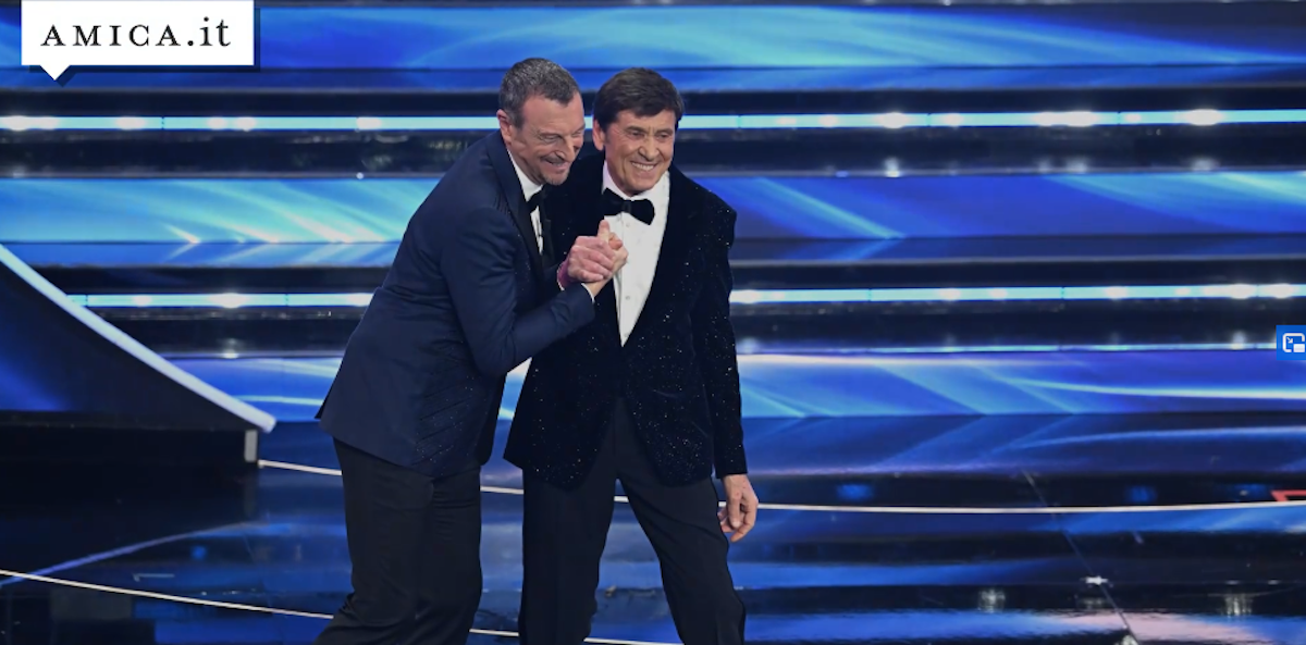 Gianni Morandi, the sketch with Amadeus: «All roads lead to Sanremo»