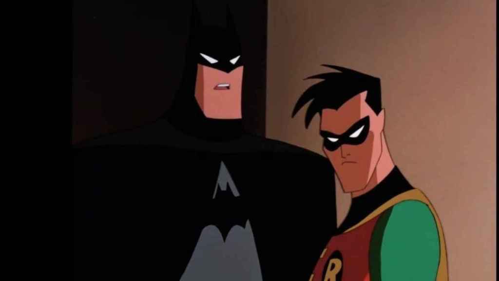 Batman and Robin in 'Batman: The Animated Series'.