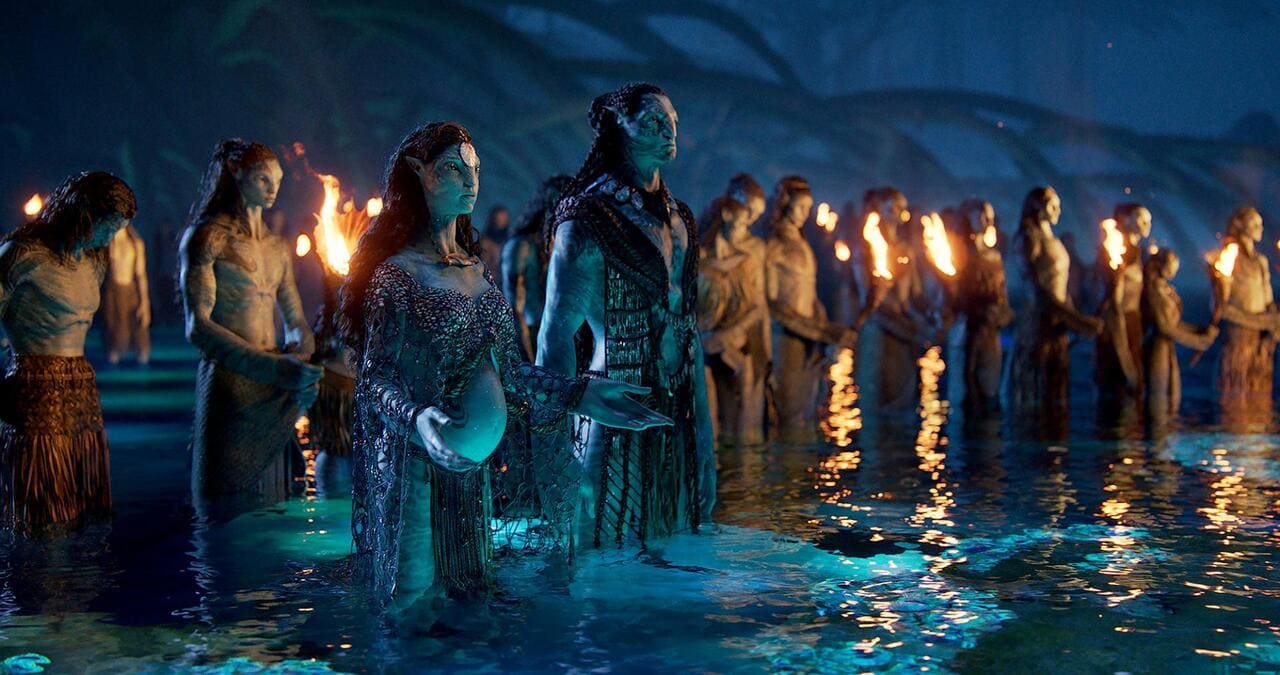 Scene from the movie Avatar 2 The Sense of Water