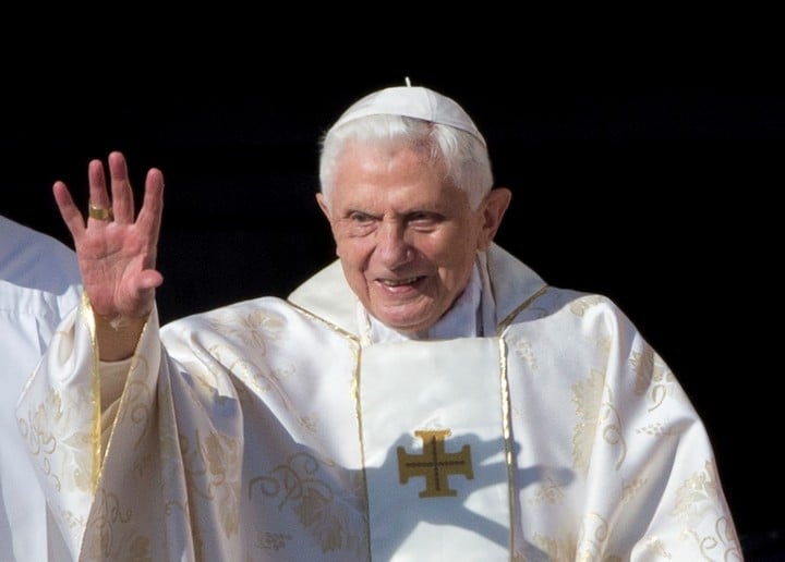 Benedict XVI in San Pedro Square, in 2014. Photo: AP archive