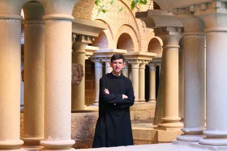 Father Jordi-A.  Piqué i Collado, in Montserrat.