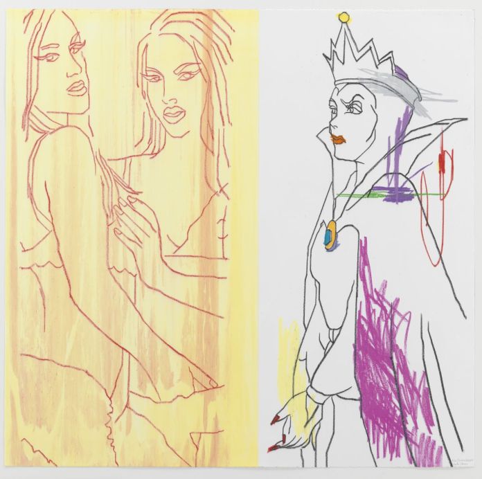 Reza Farkhondeh et Ghada Amer - Witches And Bitches A [sorcières et salopes A], 2010