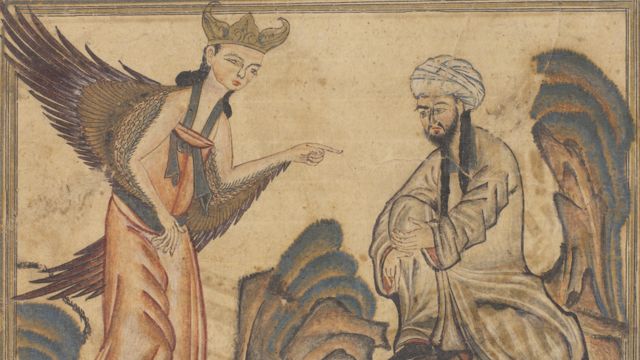 Ottoman engraving depicting Muhammad.