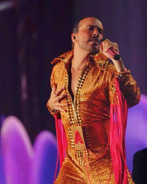 The singer in one of his concerts (Photo: Apio Quijano / Instagram)