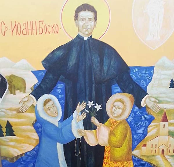 San Juan Bosco, icono en Yakutsk