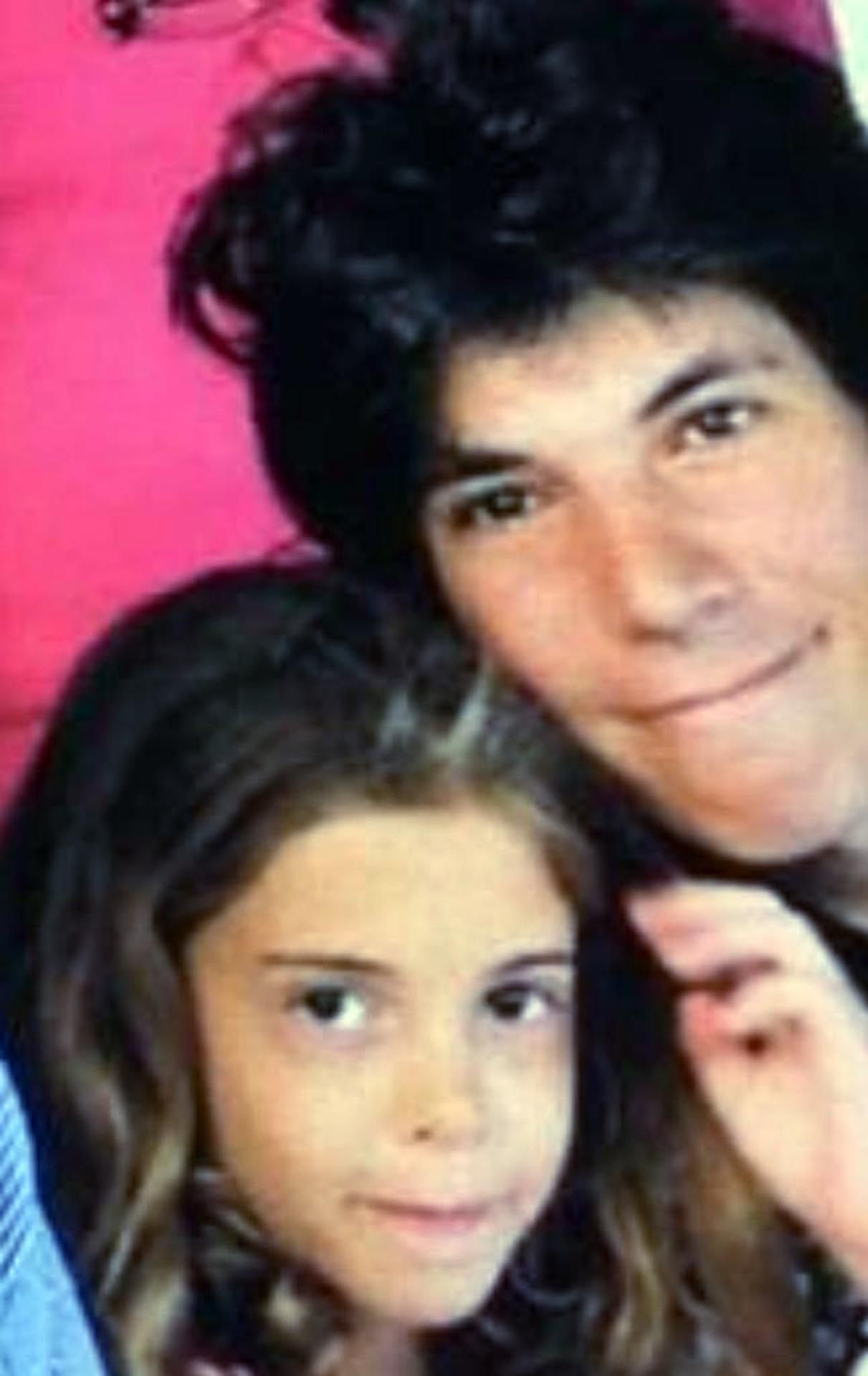 Maxi Trusso y su hija Olivia, hoy de 22 años, estudiante de psicopedagogía