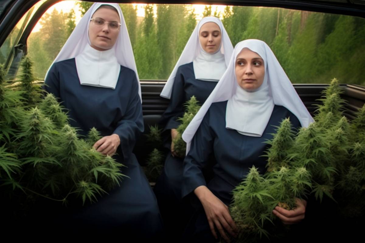 Sisters of the Valley with marijuana 